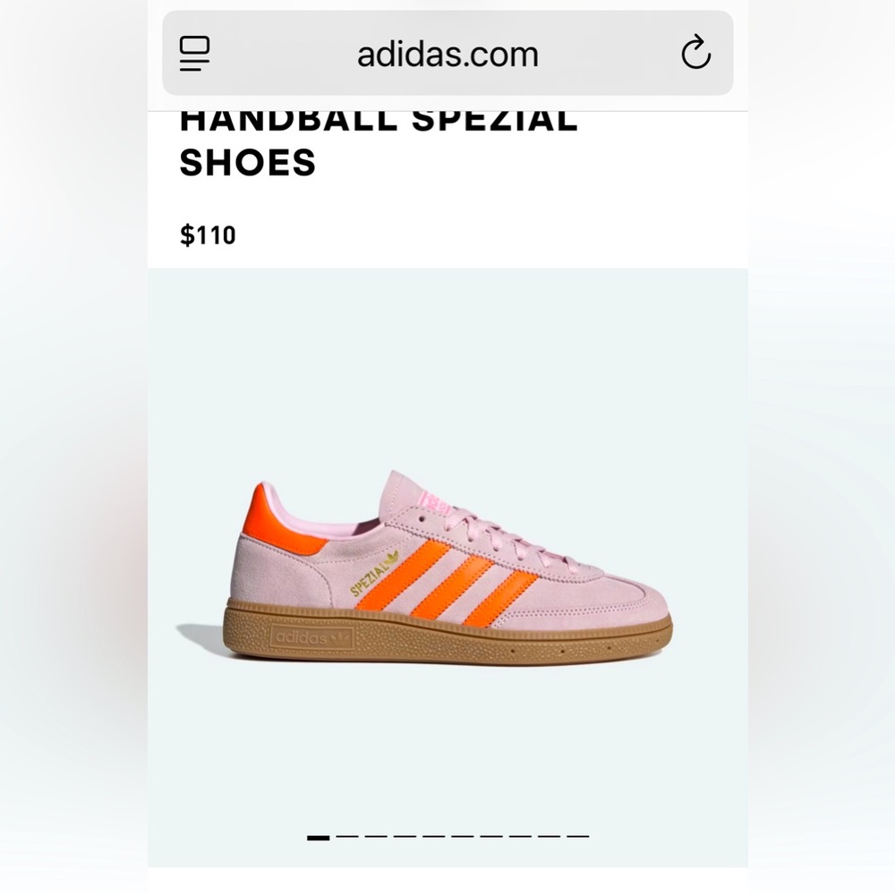 Adidas Handball Spezial Pink Orange 8.5